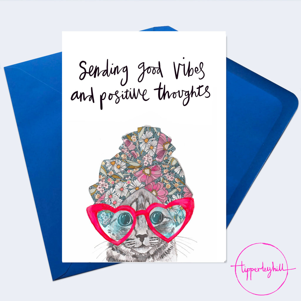 Card, AS137POS ‘Sending good vibes and positive thoughts’