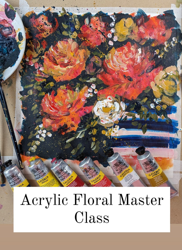 Acrylic Floral masterclass