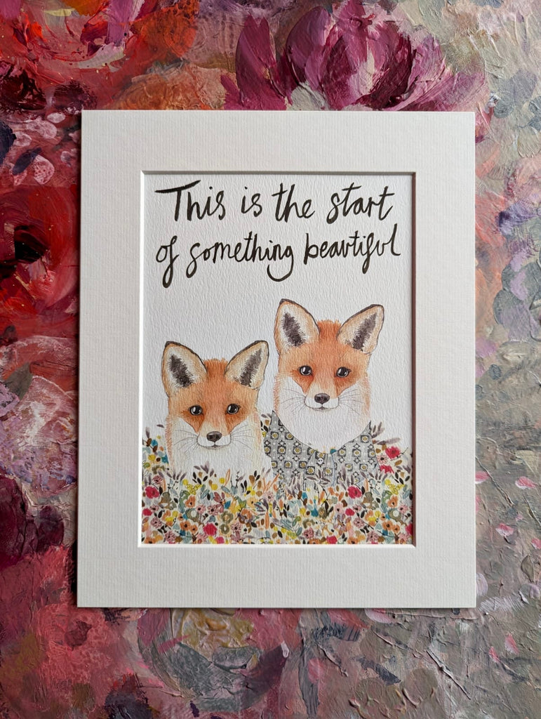 Animal art, Fox couple