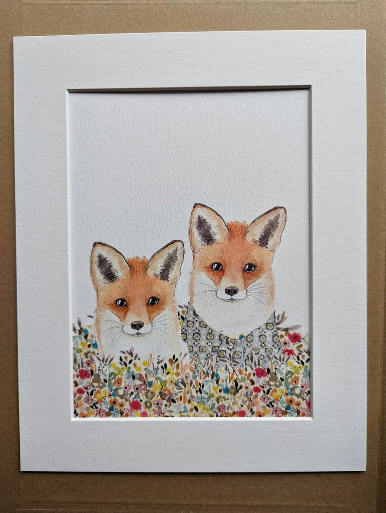 Animal art, Fox couple