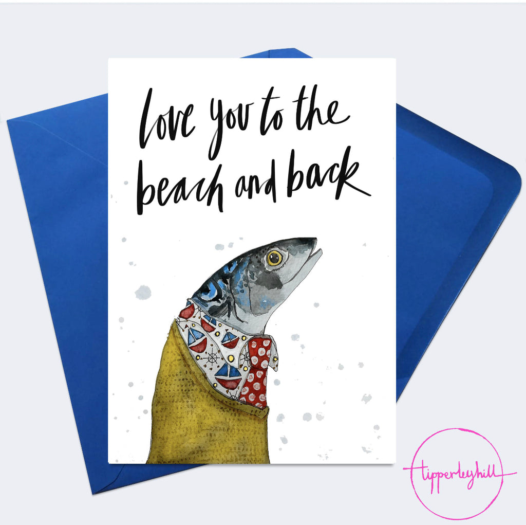AS107BEACH, Fish ‘Love you to the beach and back’