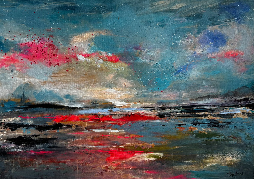 Abstract landscape, Art for Youth ‘Ocean of colours’