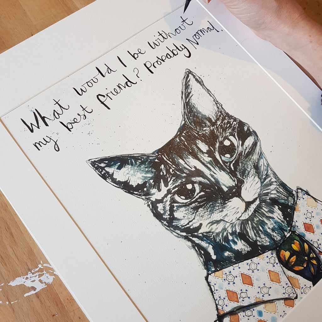 Animal art, Clark the cat