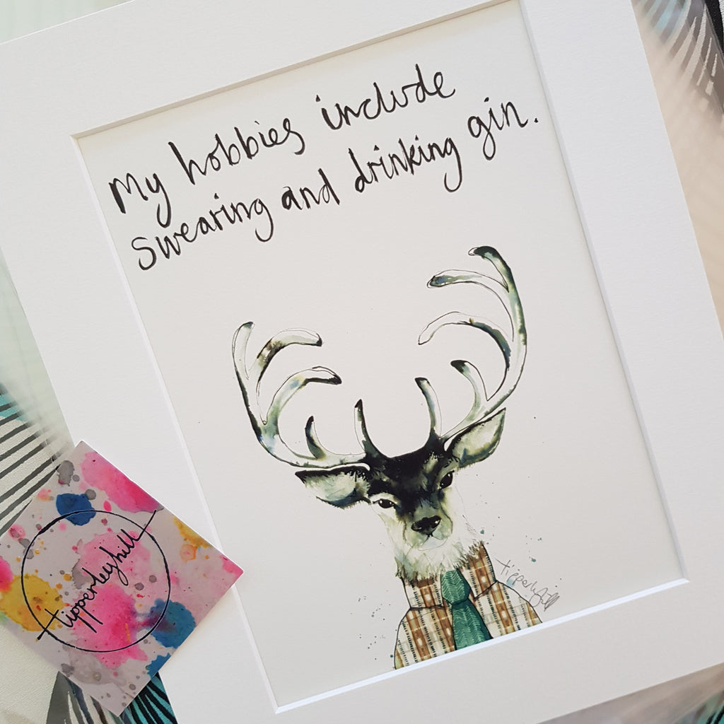 Animal art, Finn the stag