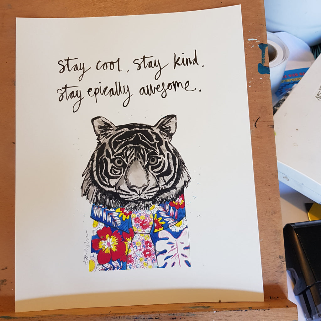 Animal art, Tyrone the Tiger