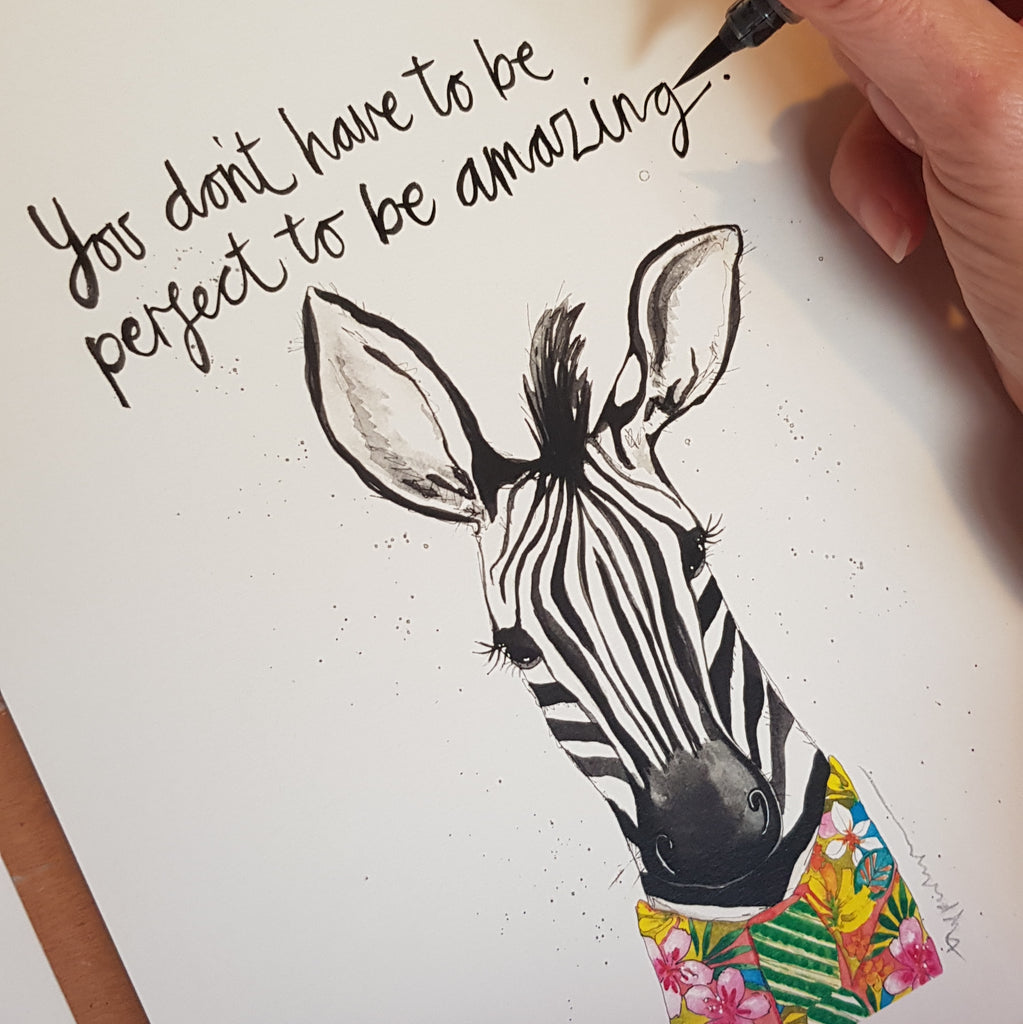 Animal art, Parker the Zebra