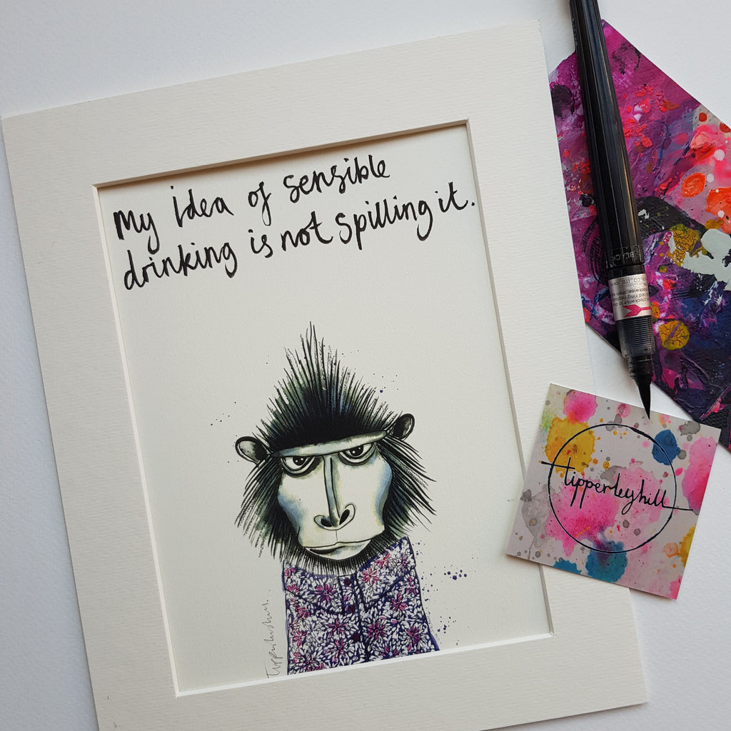 Animal art, Troy the monkey