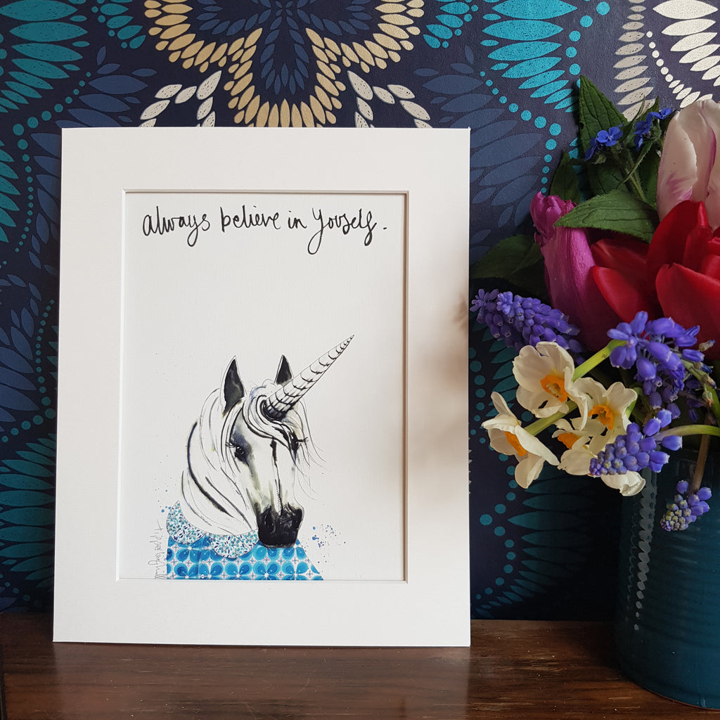 Animal art, Lily the unicorn