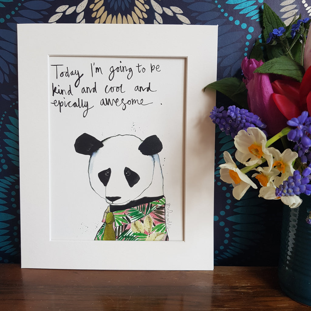 Animal art, Cole the Panda