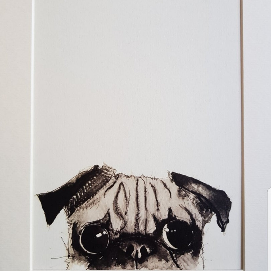 Animal art, Pug eyes ( filthy animal )