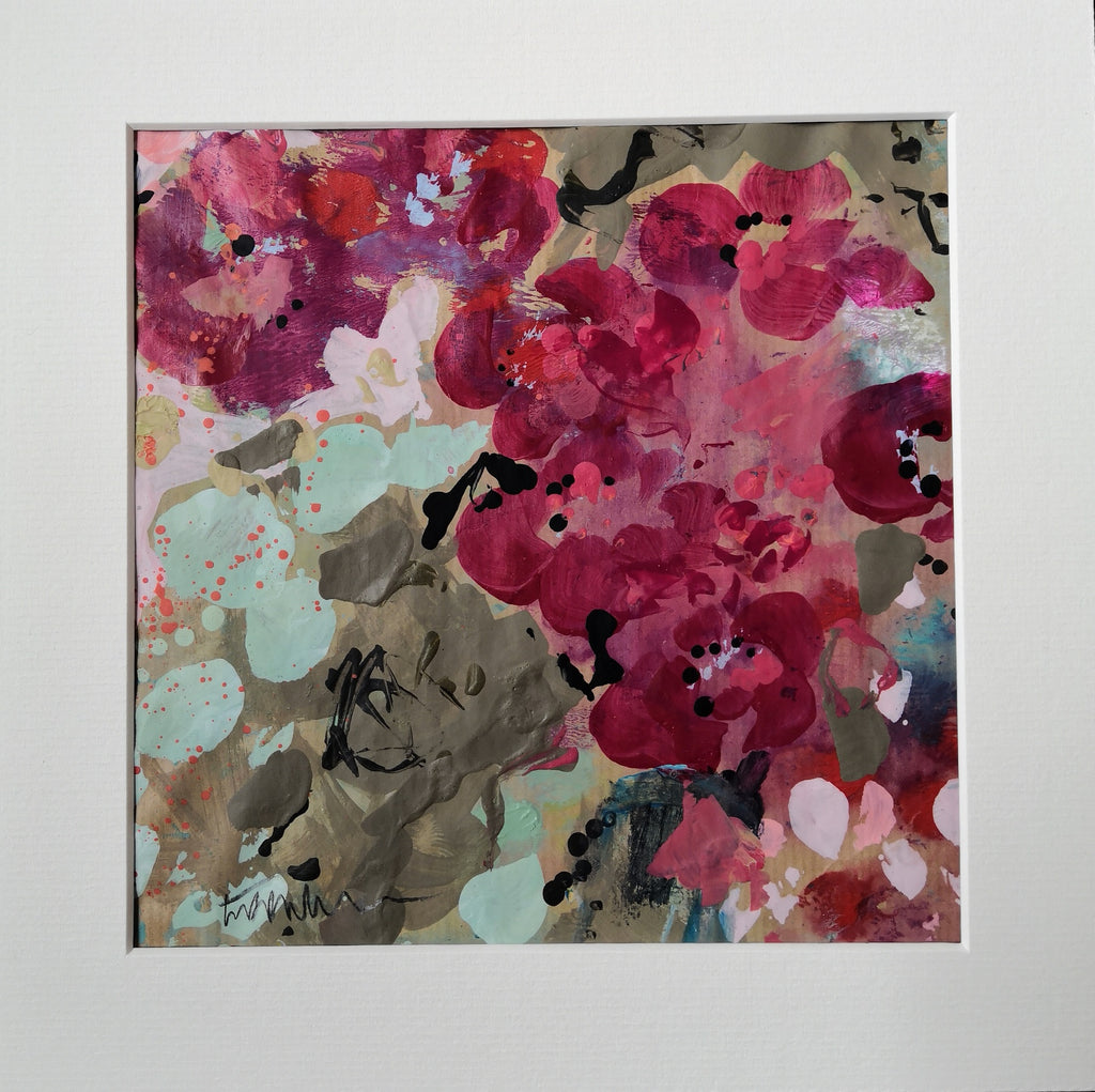 Abstract Floral 'Eucalyptus and Sage'