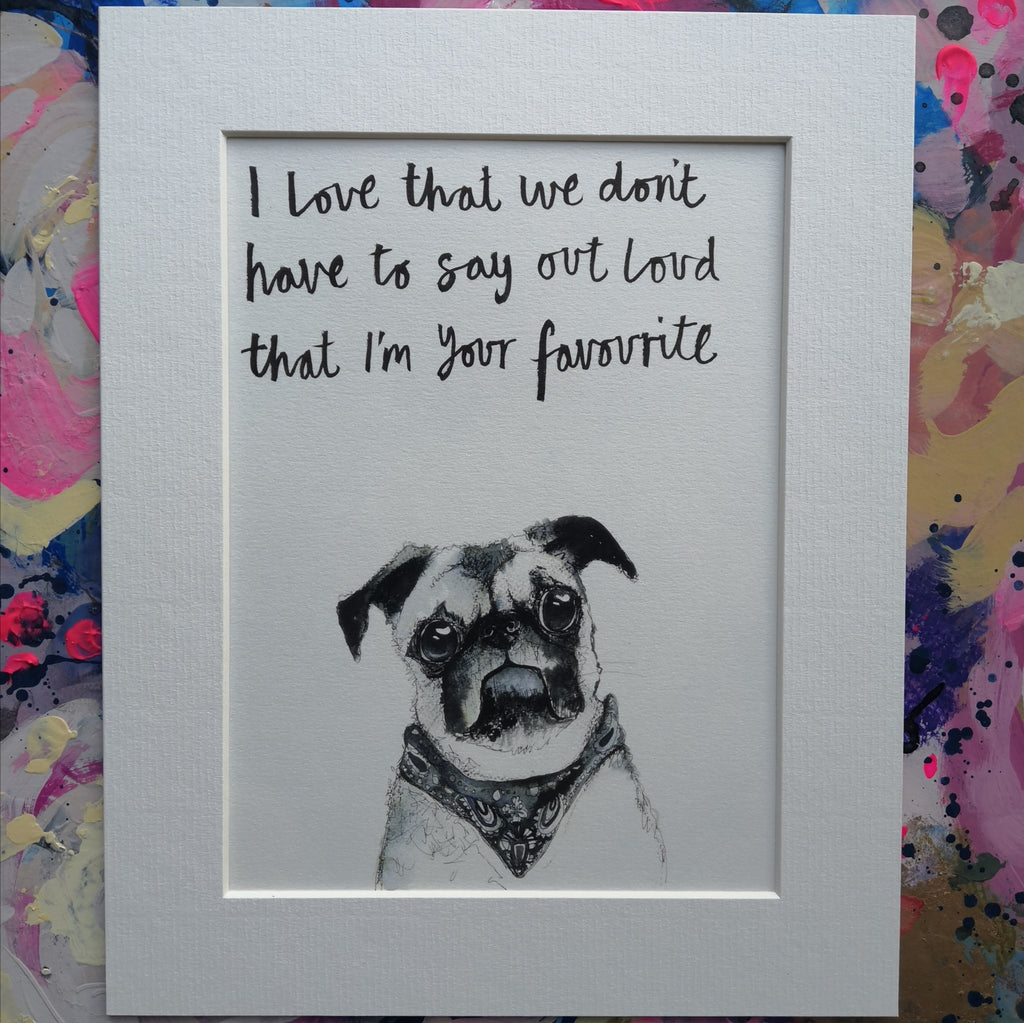 Animal art, Herman the pug