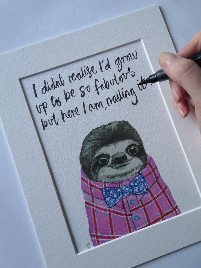 Animal Art, Kelvin the Sloth