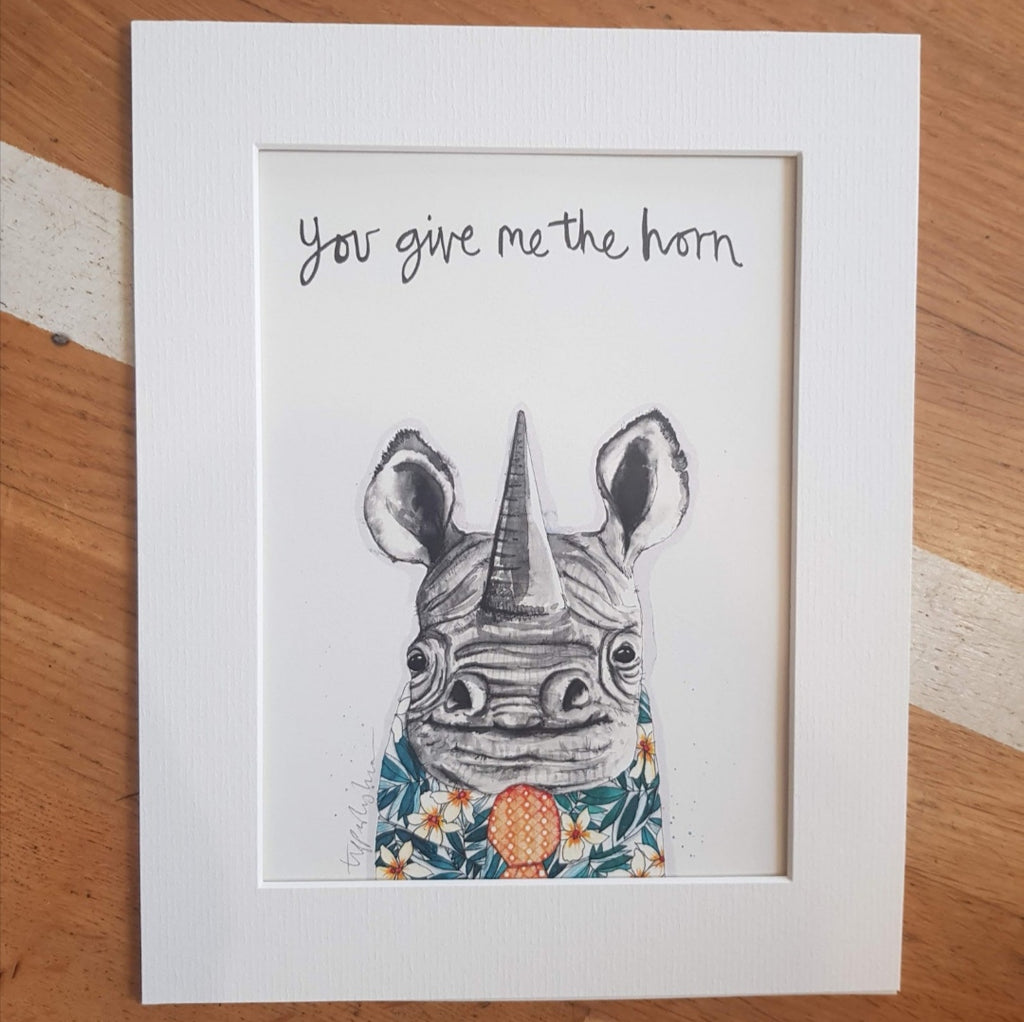 Animal Art, David the Rhino