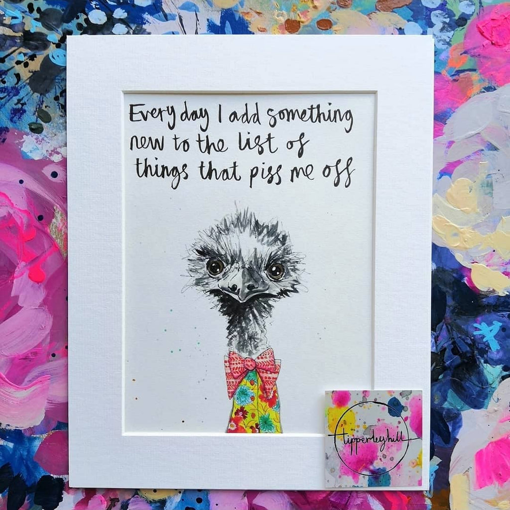 Animal Art, Bruce the Emu