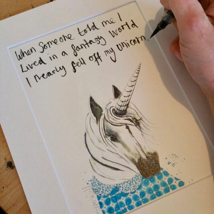 Animal art, Lily the unicorn