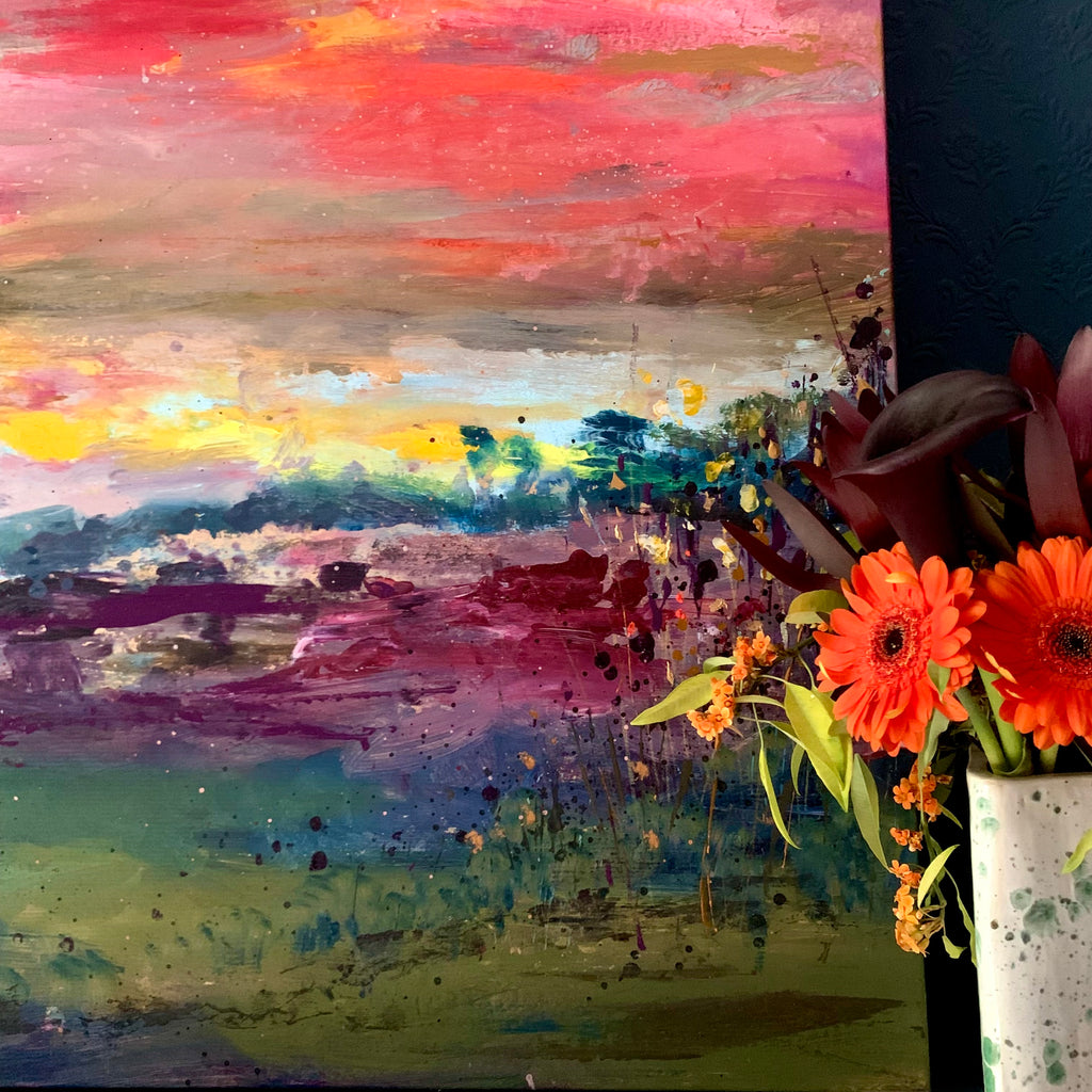 Abstract landscape, ‘Meditation on colour’