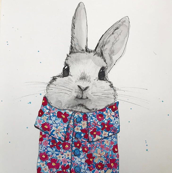 Animal art, May the Bunny