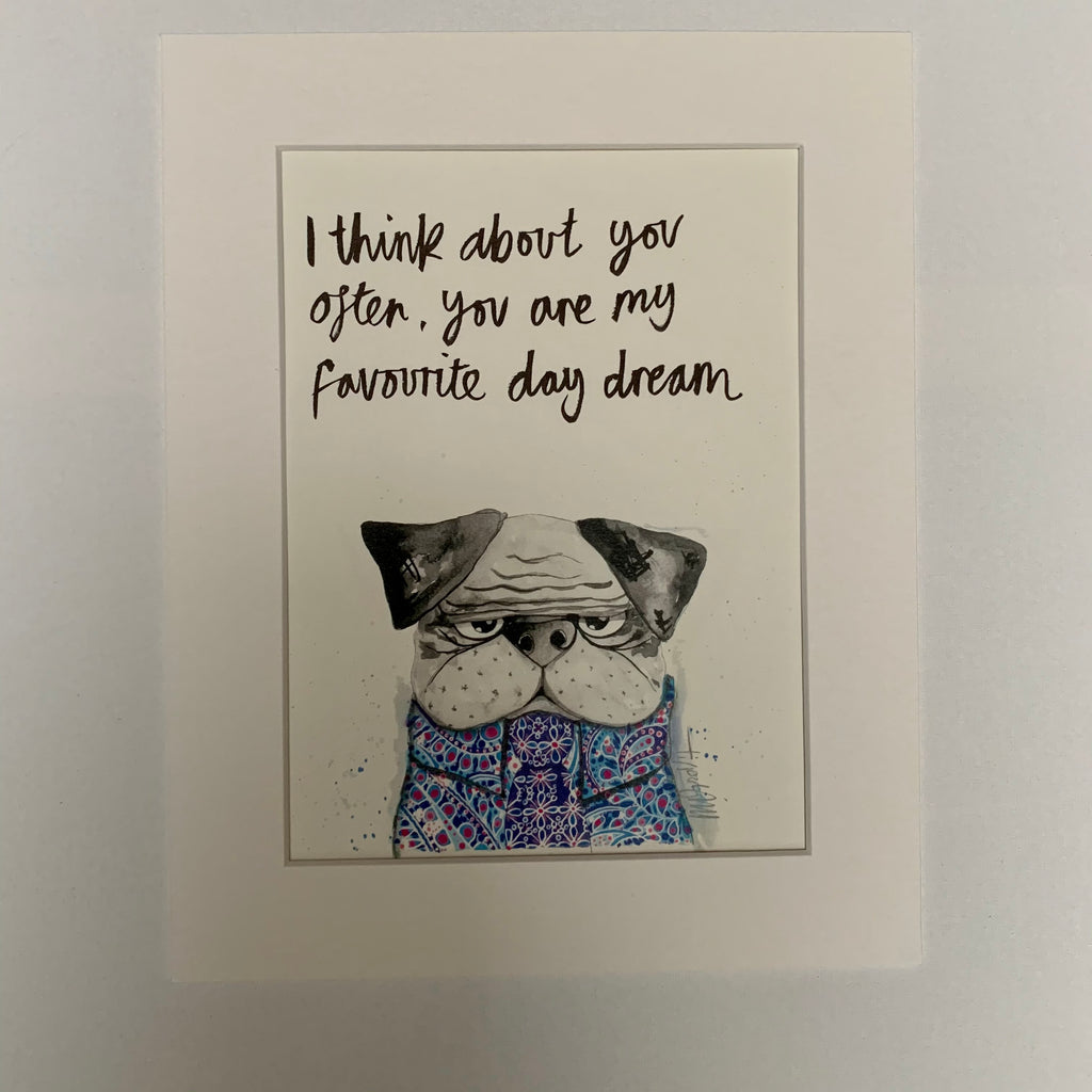 Animal art, Vaughan the grump dog