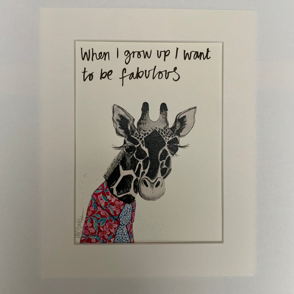 Animal Art, Gerald the Giraffe
