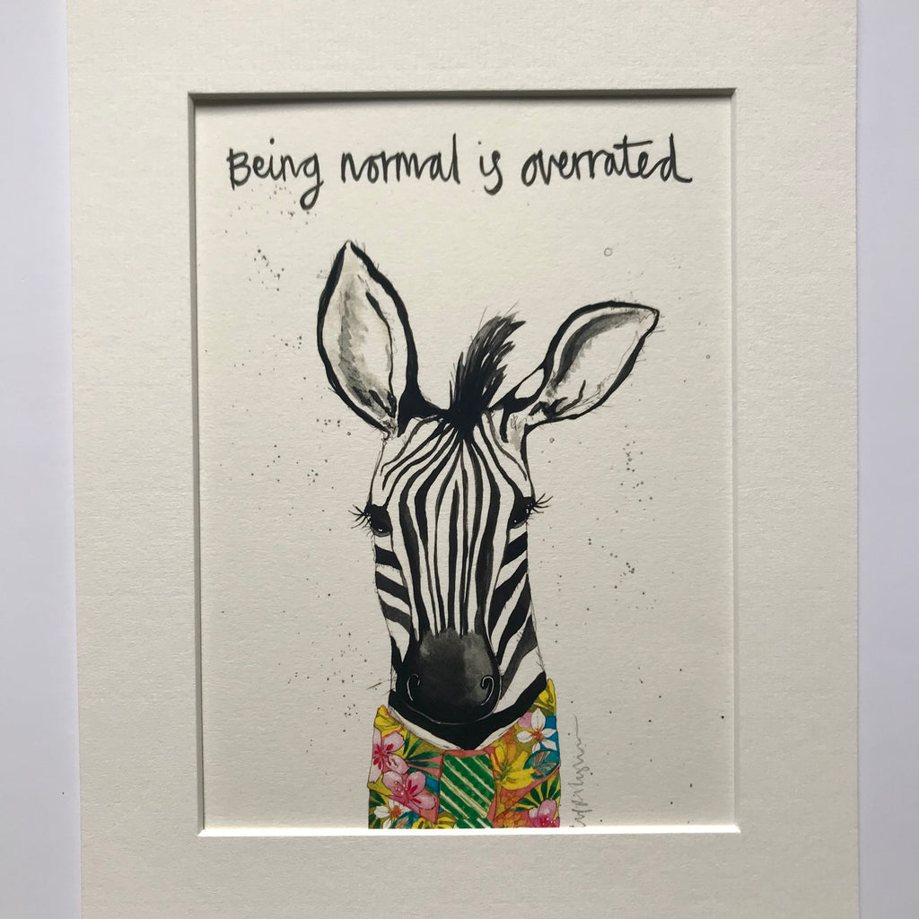 Animal art, Parker the Zebra