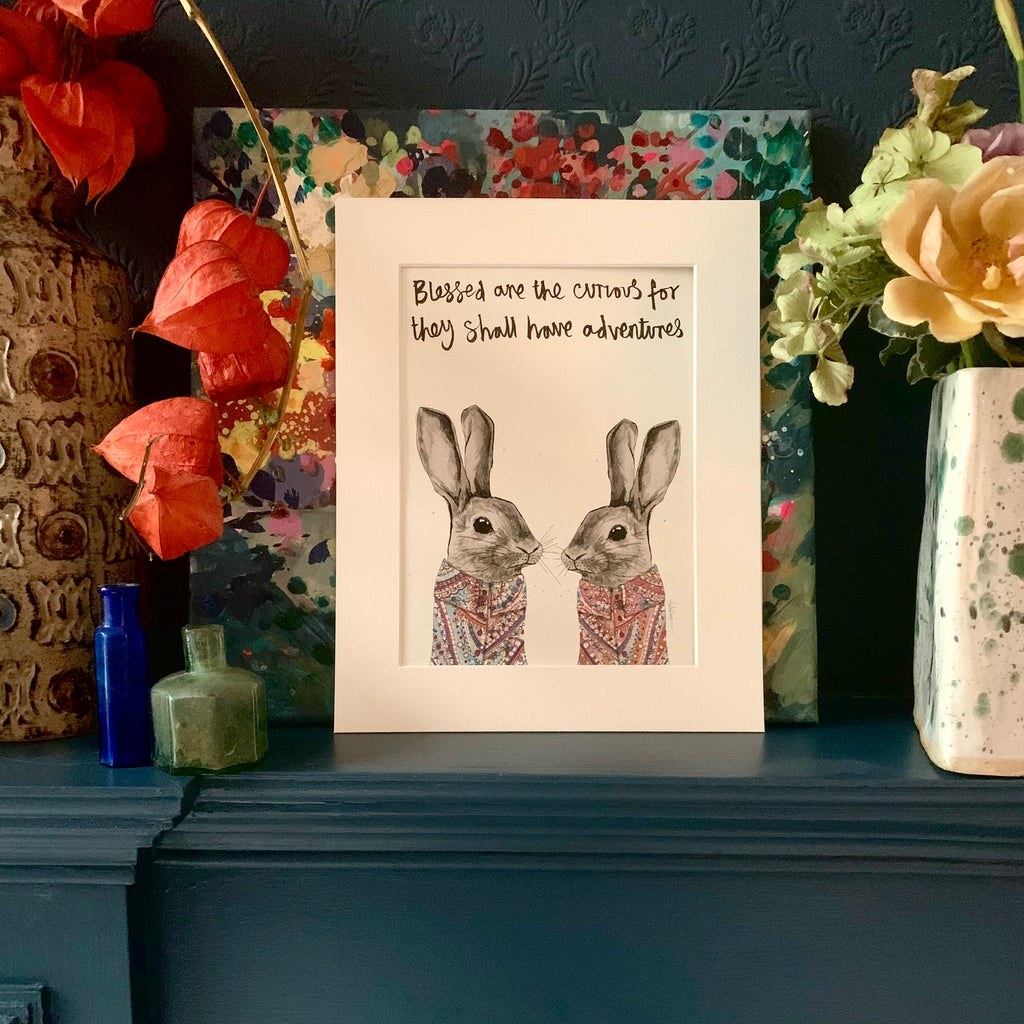 Animal art, bunnies