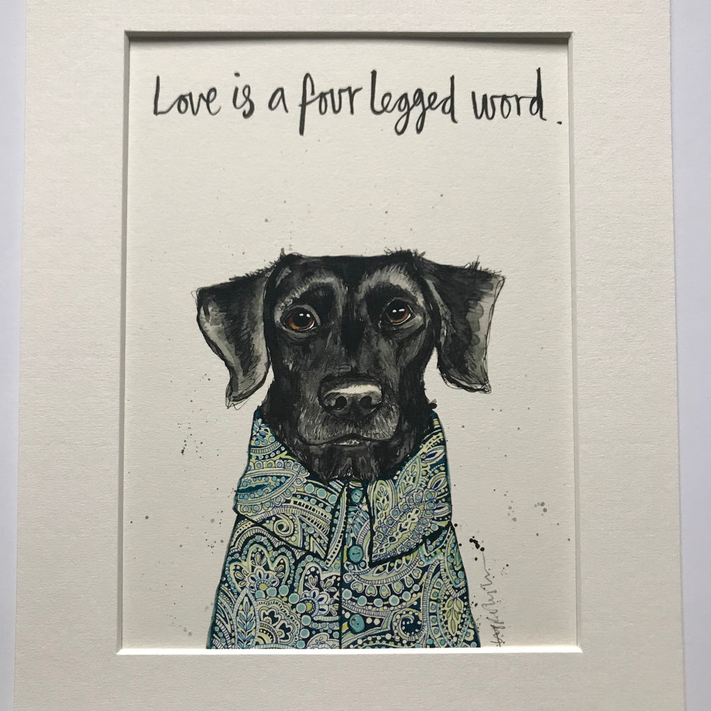 Animal art, Skip the Black Labrador