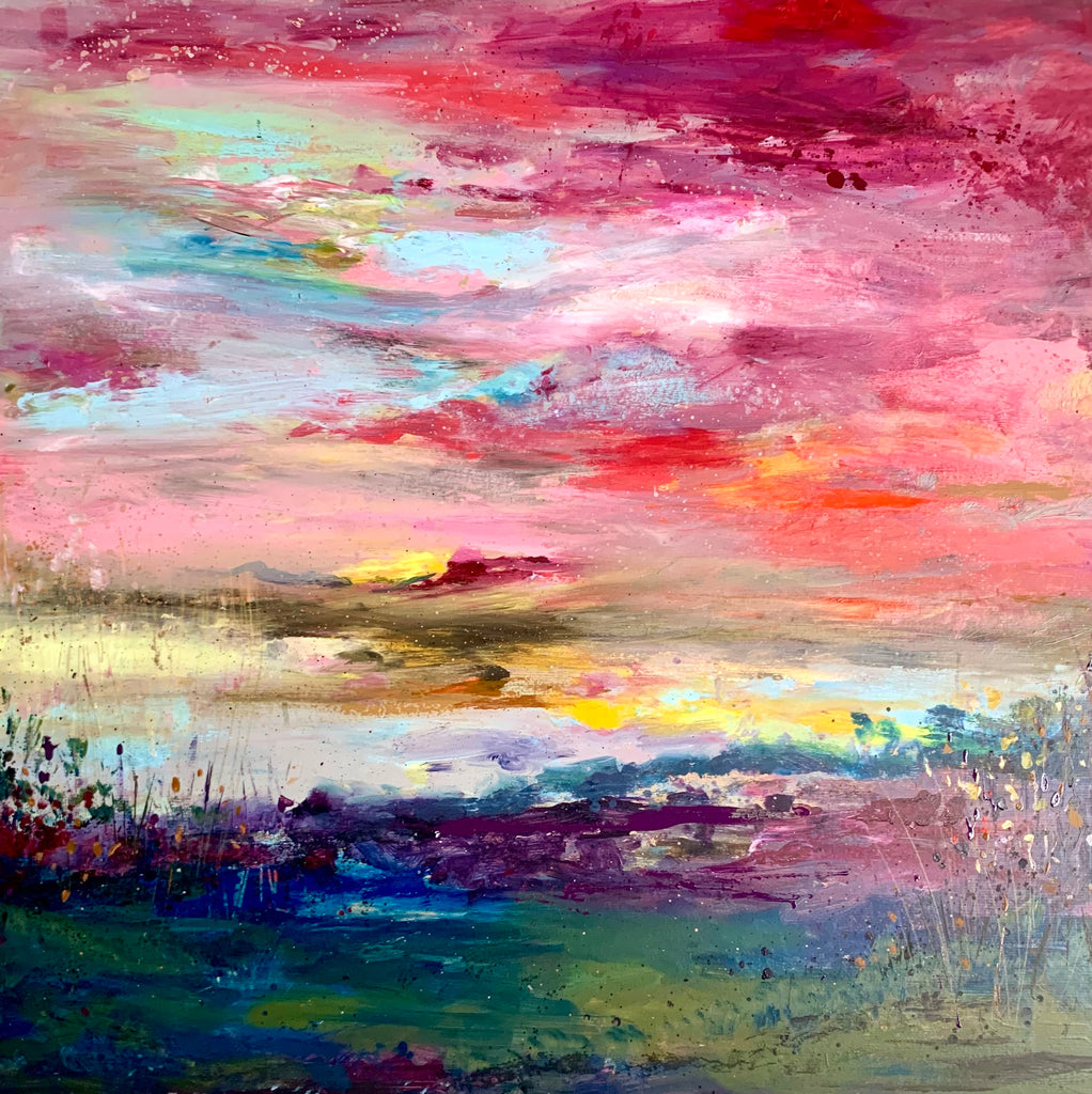 Abstract landscape, ‘Meditation on colour’