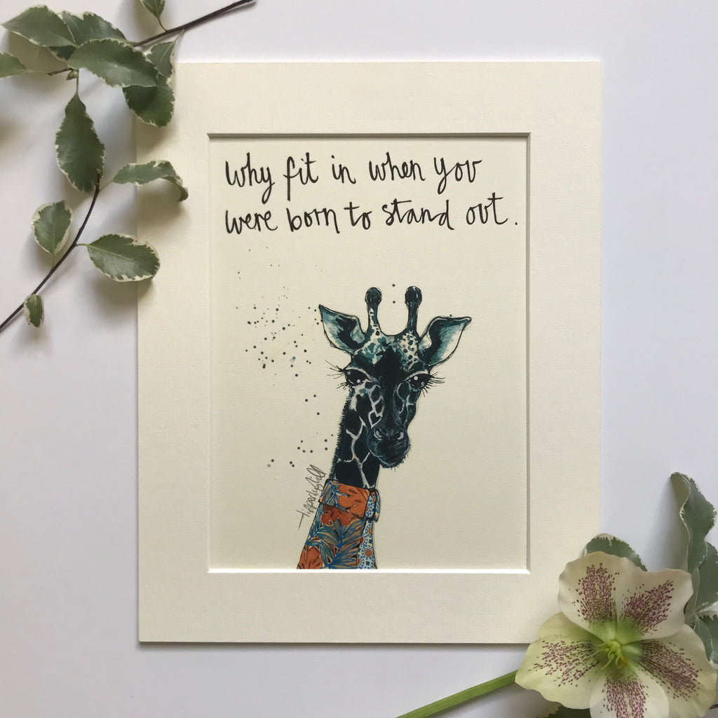 Animal art, Wilder the giraffe
