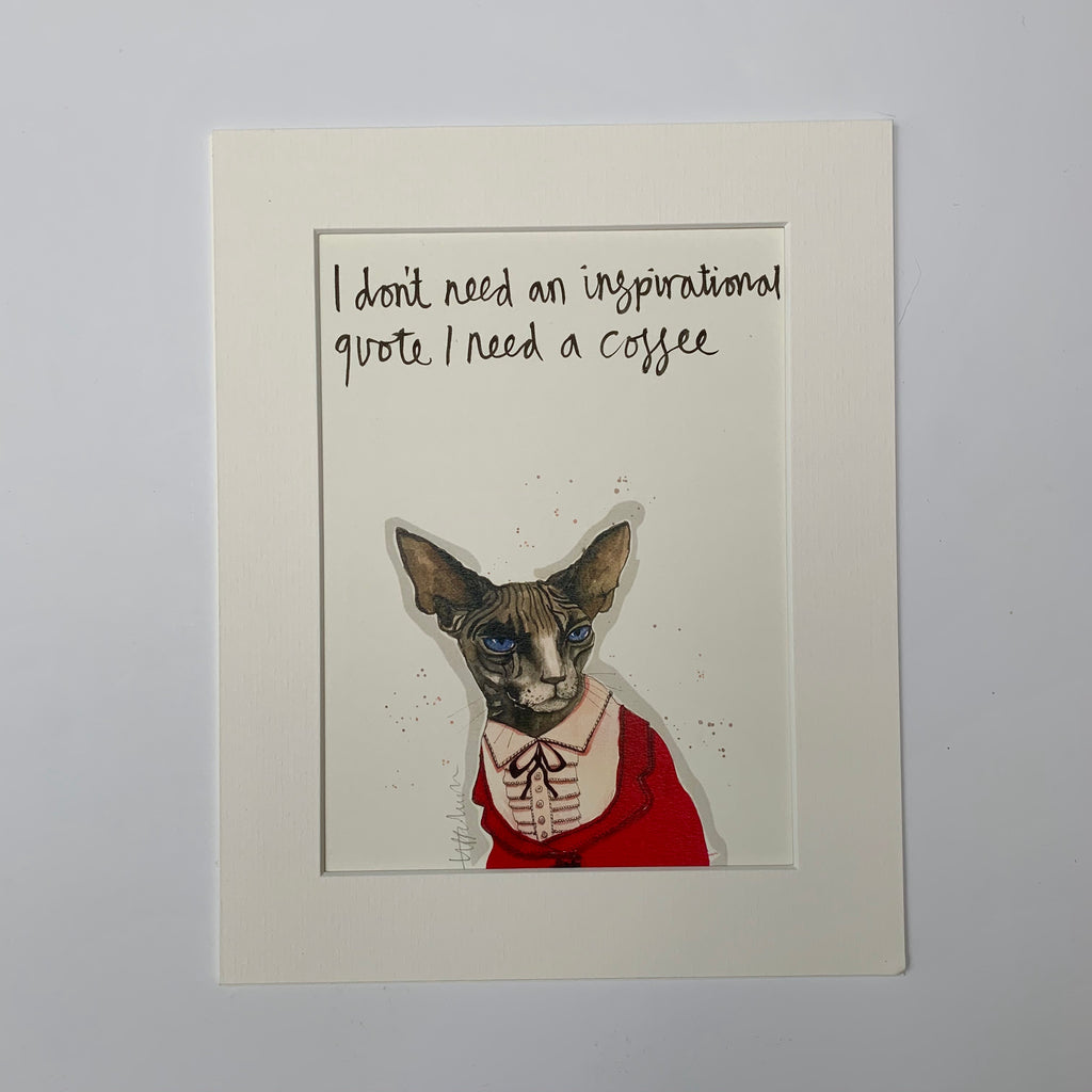 Animal art, Cyrus the sphynx cat