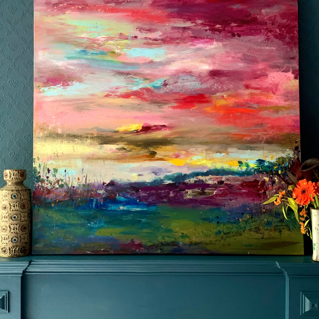 Abstract landscape, ‘Meditation on colour’