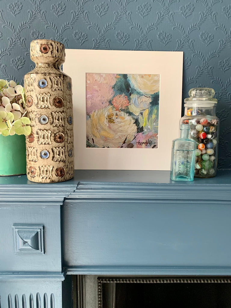 Floral art print, ‘Still swaying’