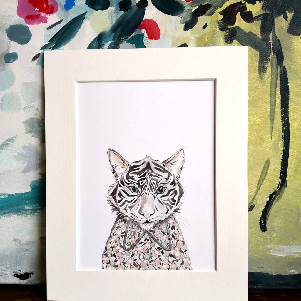 Animal art, Vinnie the white tiger