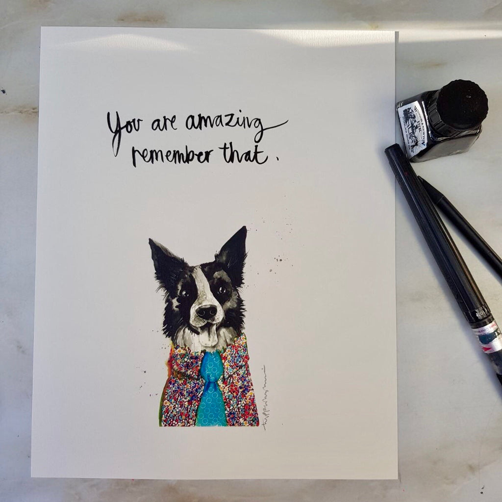 Animal art, Bazzle the dog