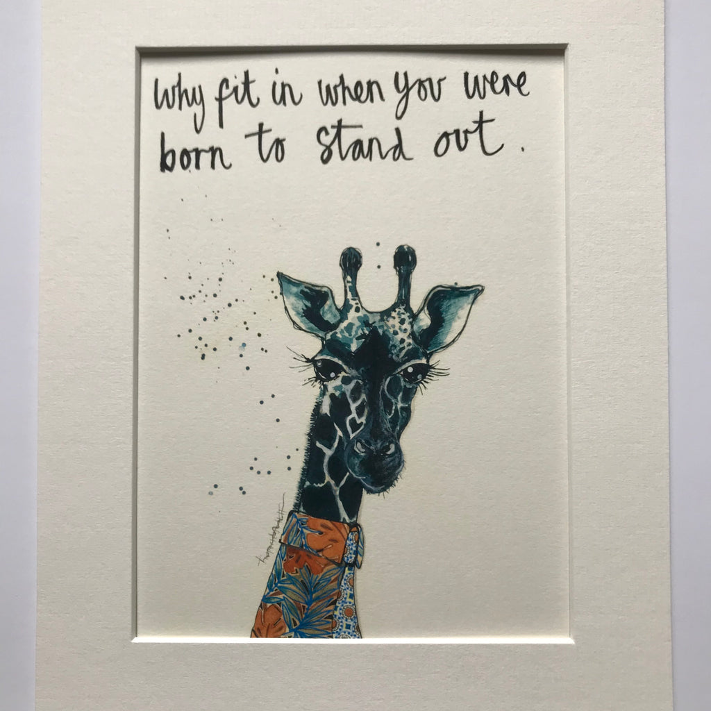 Animal art, Wilder the giraffe