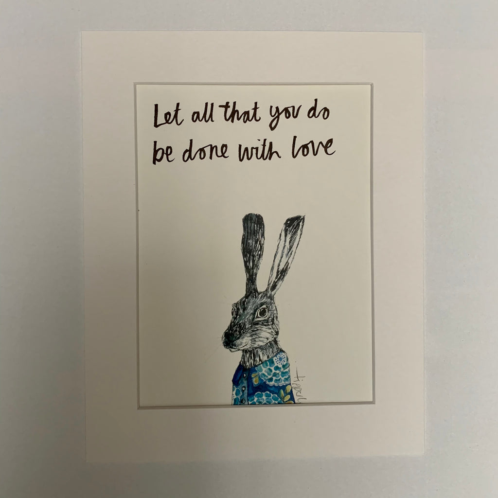 Animal art, Walter the hare
