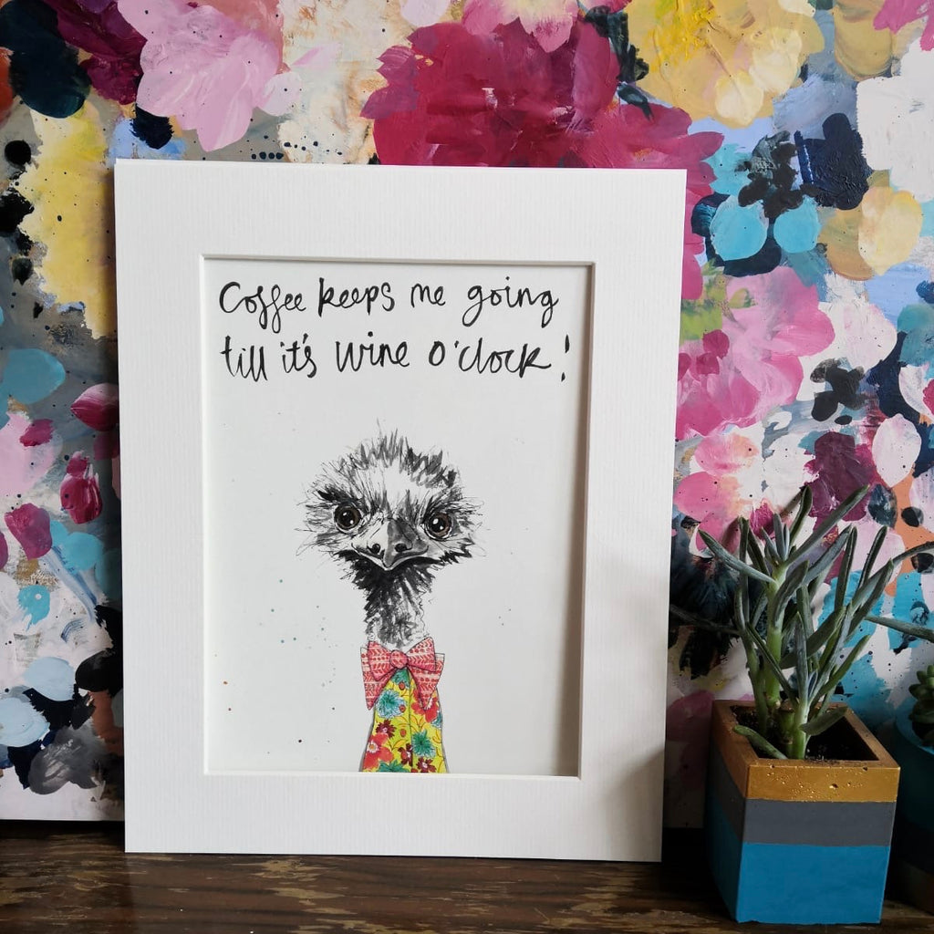 Animal Art, Bruce the Emu