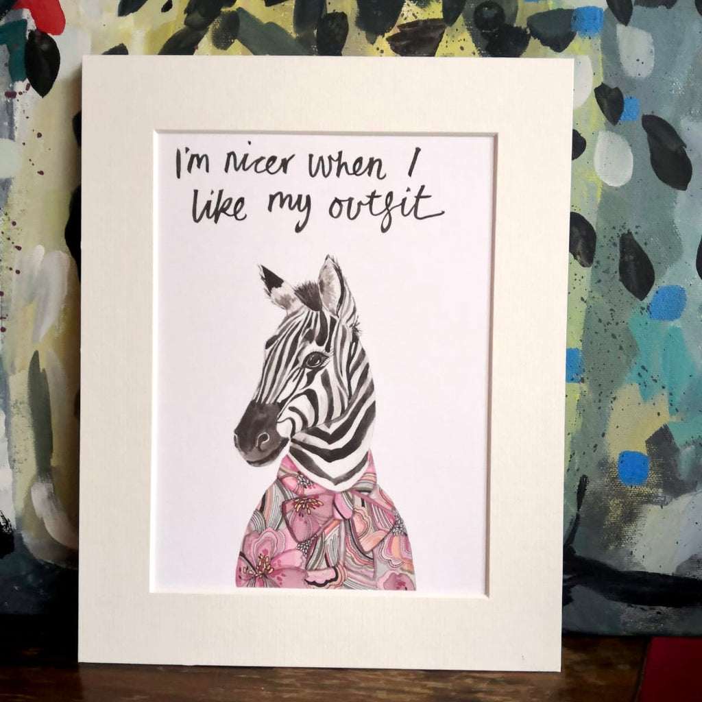 Animal art, Claudia the zebra