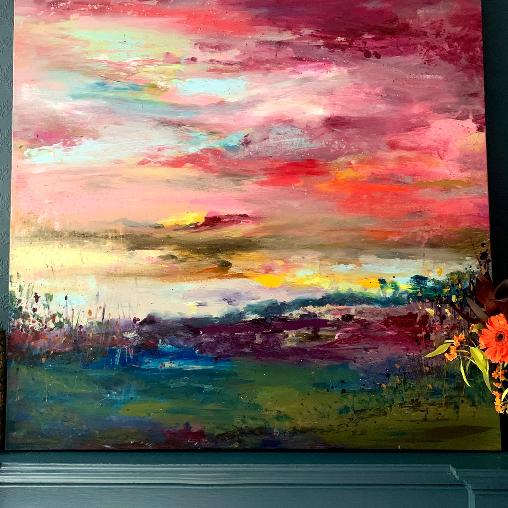 Abstract landscape, ‘Meditation on colour’