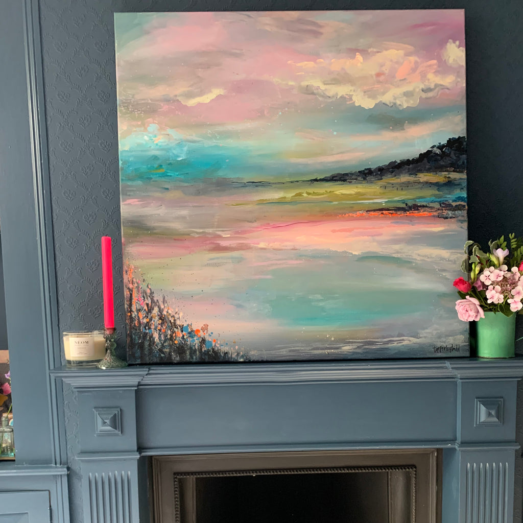 Abstract landscape, ‘Candy floss mists’