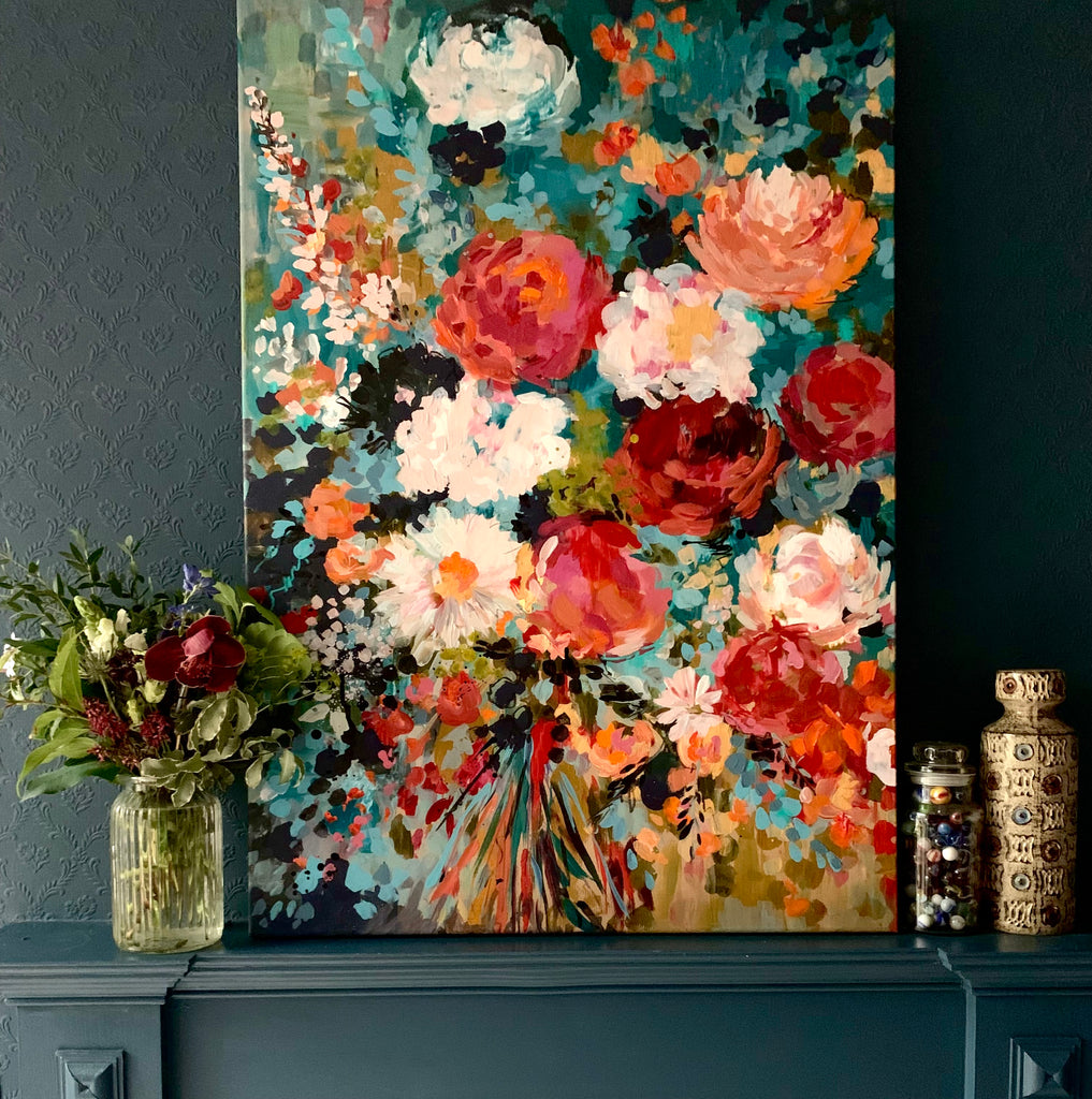 Abstract Floral, ‘Warmer still’