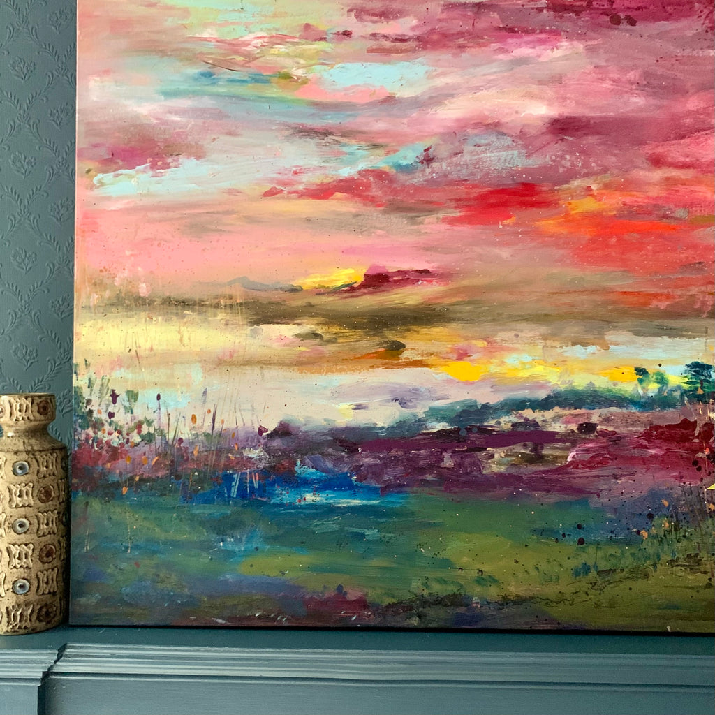 Abstract landscape, ‘Meditation on colour’