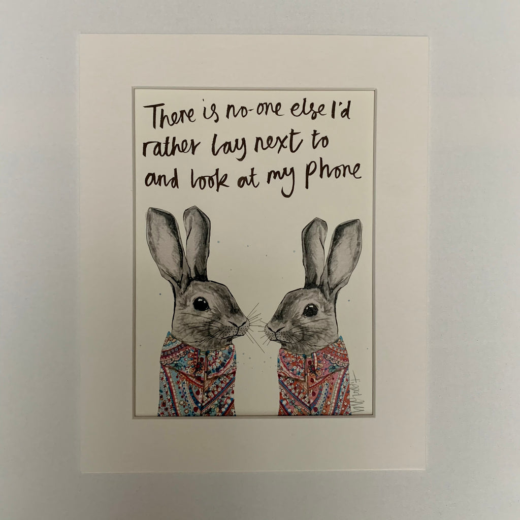 Animal art, bunnies