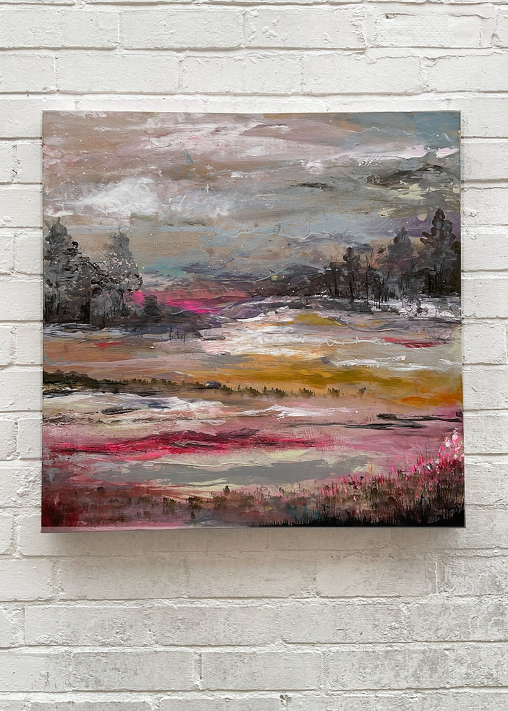 Abstract landscape, ‘Peaceful spaces’