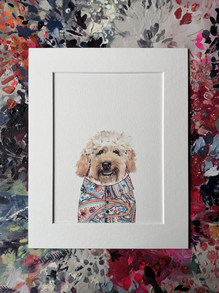 Animal art, Scruffy the cockapoo