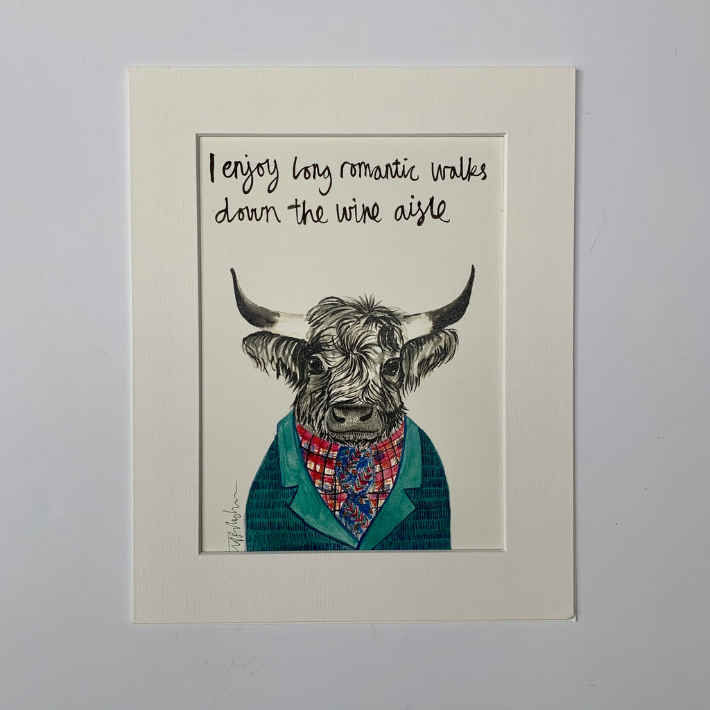 Animal art, Mike the Highland Cow