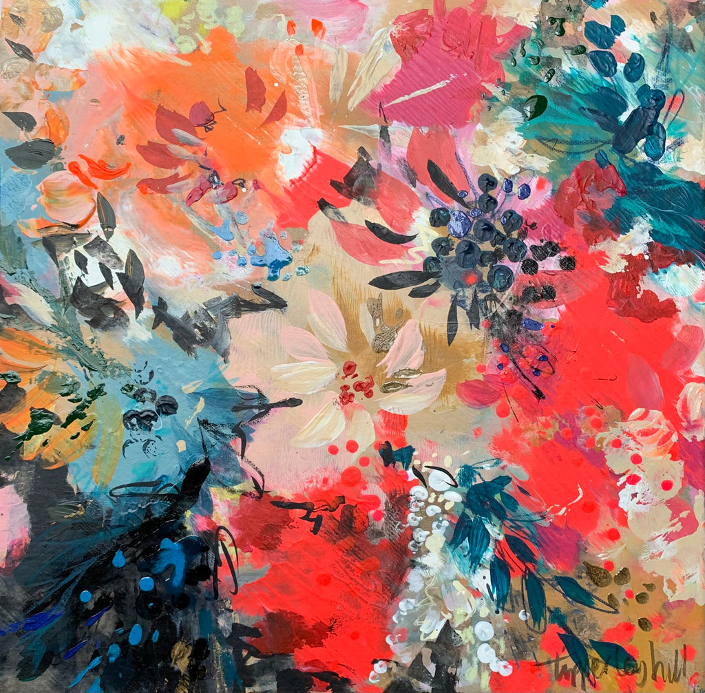 Abstract floral, ‘Bending bough’