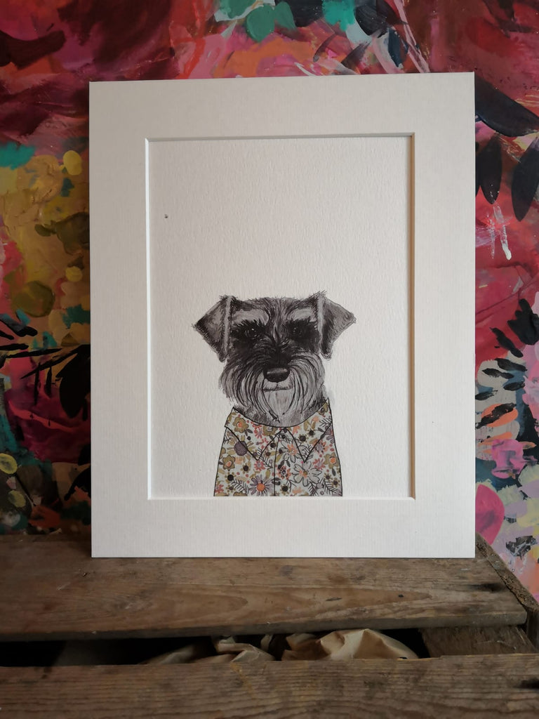 Animal art, Vera the schnauzer