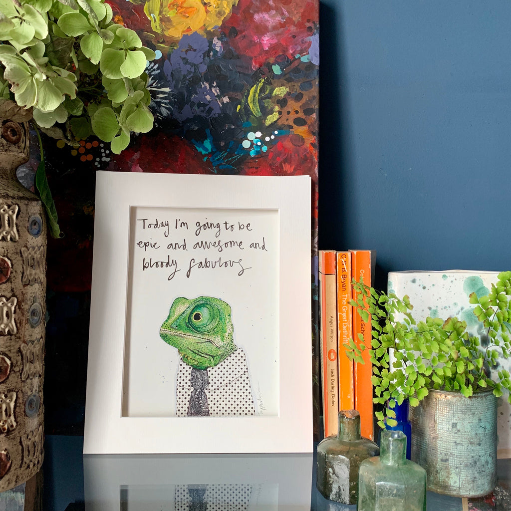 Animal art, Gareth the chameleon