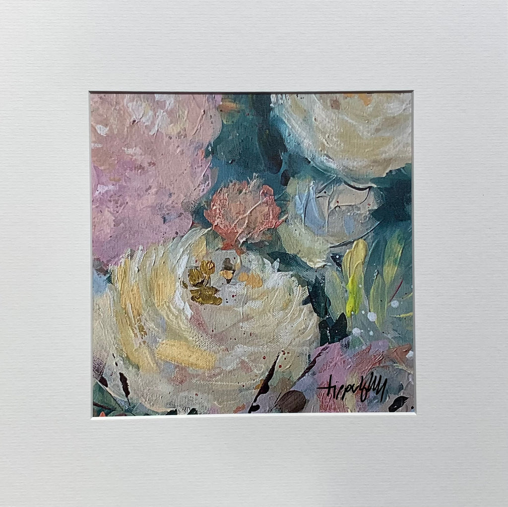 Floral art print, ‘Still swaying’